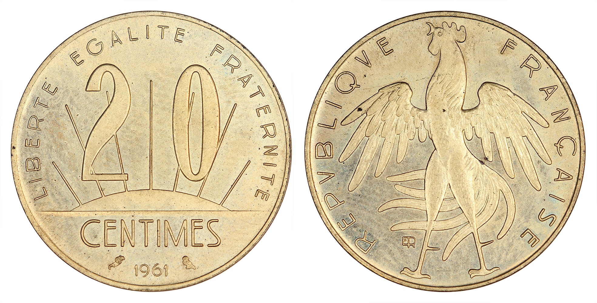 Pré série 20 centimes concours Rousseau 1961